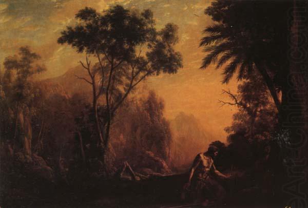 Landscape with a Hermit, Claude Lorrain